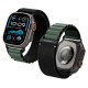 Spigen Strap Spigen WBF1 Strap for Apple Watch 44 / 45 / 46 / 49 mm - Black and Green