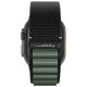 Spigen Strap Spigen WBF1 Strap for Apple Watch 44 / 45 / 46 / 49 mm - Black and Green