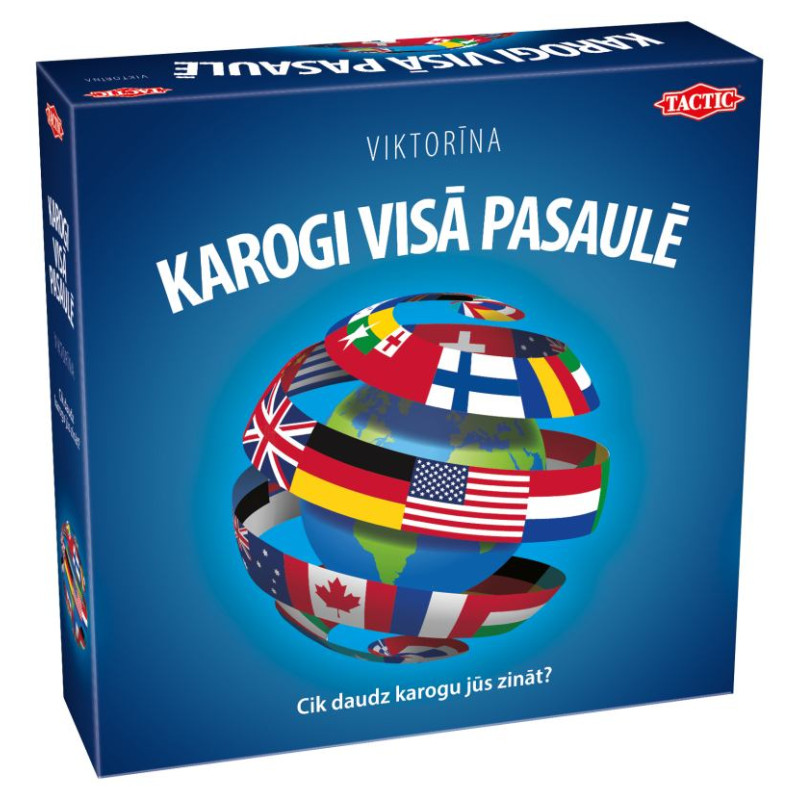 Tactic galda spēle - KAROGI VISĀ PASAULĒ, latvie&scaron;u valodā