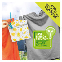 Beldray LA032005LEMFEU7 Peg Bag - Lemon Print