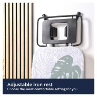 Beldray LA031251PALM1FEU7 Supreme Comfort Ironing Board - Palm Print 122X 45 CM