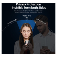 Dux Ducis Glass Privacy for Samsung S24 - with black frame