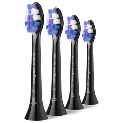 Sonicare S2 Sensitive zobu birstes uzgalis, 4 gab, melns - HX6054/88