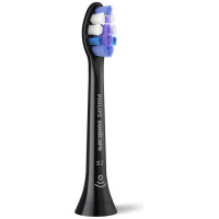 Sonicare S2 Sensitive zobu birstes uzgalis, 4 gab, melns - HX6054/88