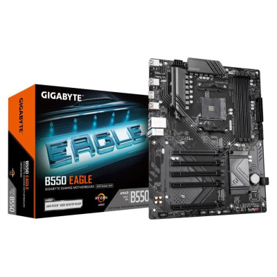 Gigabyte Mainboard|GIGABYTE|AMD B550|SAM4|ATX|Memory DDR4|Memory slots 4|4xPCI-Express 3.0 1x|1xPCI-Express 4.0 16x|2xM.2|1xHDMI|4xUSB 2.0|1xUSB 3.2 type B|2xUSB 3.2|1xUSB-C|1xRJ45|3xAudio port|B550EAGLE1.0