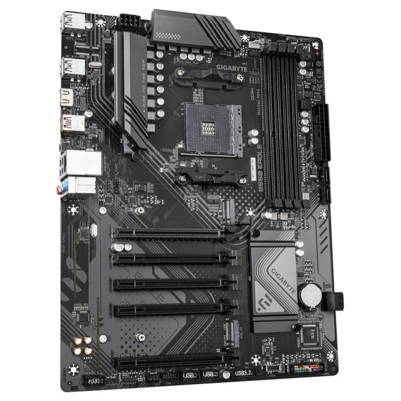 Gigabyte Mainboard|GIGABYTE|AMD B550|SAM4|ATX|Memory DDR4|Memory slots 4|4xPCI-Express 3.0 1x|1xPCI-Express 4.0 16x|2xM.2|1xHDMI|4xUSB 2.0|1xUSB 3.2 type B|2xUSB 3.2|1xUSB-C|1xRJ45|3xAudio port|B550EAGLE1.0