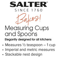 Salter BW12617EU7 Bakes Measuring Cups & Spoons Set