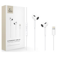 Tech-Protect Ultraboost Core G2 Lightning Headphones - White