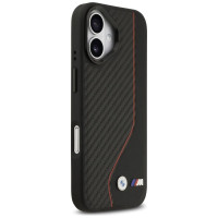 BMW M Carbon Line & Logo MagSafe Case for iPhone 17 - Red