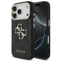 Guess 4G Big 4G Classic Logo Case for iPhone 17 Pro - Black and Gold