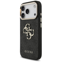 Guess 4G Big 4G Classic Logo Case for iPhone 17 Pro - Black and Gold