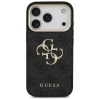 Guess 4G Big 4G Classic Logo Case for iPhone 17 Pro - Black and Gold