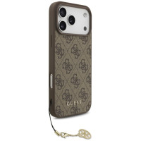 Guess 4G Charms Collection MagSafe case for iPhone 17 Pro Max - brown