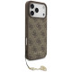 Guess 4G Charms Collection MagSafe case for iPhone 17 Pro Max - brown