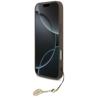 Guess 4G Charms Collection MagSafe case for iPhone 17 Pro Max - brown