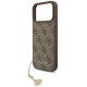 Guess 4G Charms Collection MagSafe case for iPhone 17 Pro Max - brown
