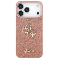 Guess Fixed Glitter Big 4G Case for iPhone 17 Pro Max - Pink