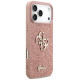Guess Fixed Glitter Big 4G Case for iPhone 17 Pro Max - Pink