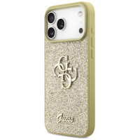 Guess Fixed Glitter Big 4G case for iPhone 17 Pro Max - gold