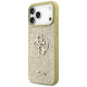 Guess Fixed Glitter Big 4G case for iPhone 17 Pro Max - gold