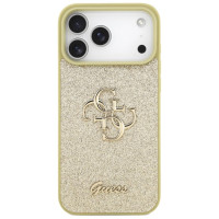Guess Fixed Glitter Big 4G case for iPhone 17 Pro Max - gold