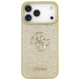 Guess Fixed Glitter Big 4G case for iPhone 17 Pro Max - gold