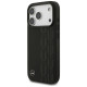 Mercedes Leather Laurel Leaves MagSafe Case for iPhone 17 Pro - Black