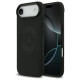 Mercedes Leather Vintage Logo MagSafe Case for iPhone Air - Black