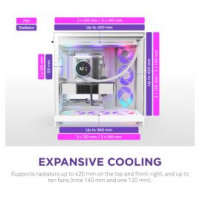Nzxt. Datora korpuss NZXT H9 Flow RGB 2025 White