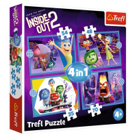 Trefl DISNEY Inside Out 2 Pužļu komplekts 4in1