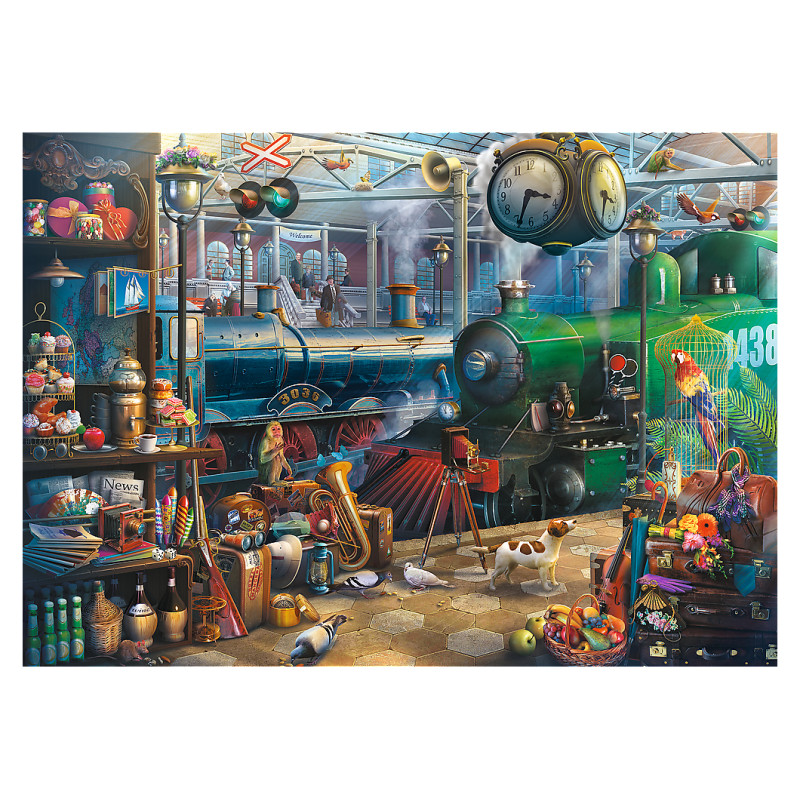 Trefl Puzle Vilciena stacija, 6000 gab.