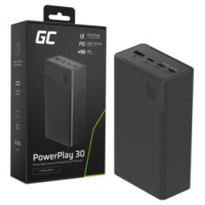 Green Cell Enerģijas krātuve GreenCell PowerPlay 30 30000mAh Black