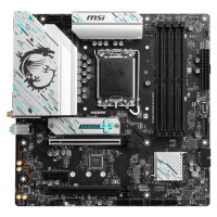 MSI Mainboard|MSI|Intel B760 Express|LGA1700|Micro-ATX|Memory DDR5|Memory slots 4|1xPCI-Express 3.0 1x|1xPCI-Express 4.0 4x	|1xPCI-Express 4.0 16x|2xM.2|2xHDMI|2xDisplayPort|2xUSB 2.0|4xUSB 3.2|1xPS/2|1xRJ45|3xAudio port|B760MGAMINGPLUSWIFI