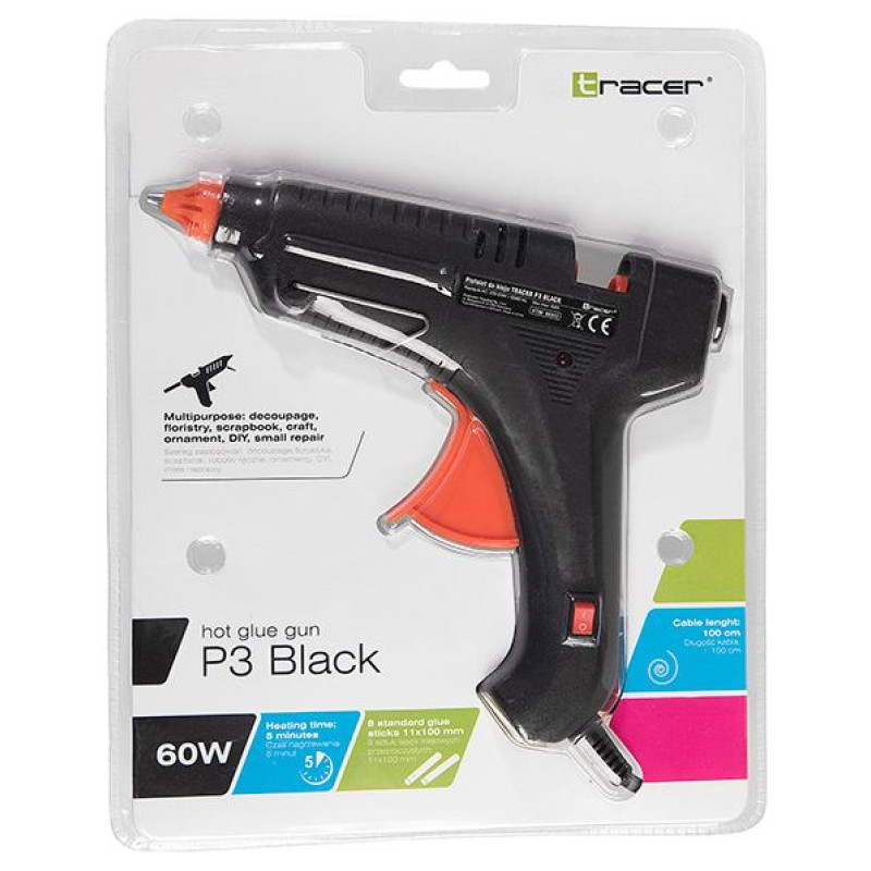Tracer 46512 Glue Gun P3 Black