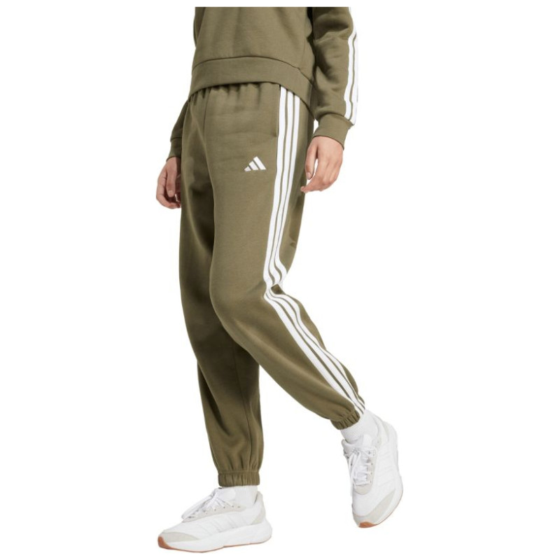 Adidas Essentials 3-Stripes Fleece Loose-Fit W JX7698 pants (M)