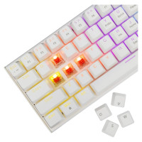 White Shark GK-002211V2  Wakizashi 2 White US Red Switches
