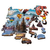 Trefl Koka puzle - Krāsaini baloni, 1000gb