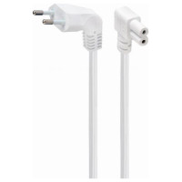 Gembird CABLE POWER EU 2.5M ANGLED/PC-184L-VDE-2.5M-W GEMBIRD
