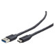 Gembird CABLE USB-C TO USB3 0.1M/CCP-USB3-AMCM-0.1M GEMBIRD