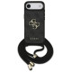 Guess 4G Big Logo Cord Stap Crossbody Case for iPhone Air - Black