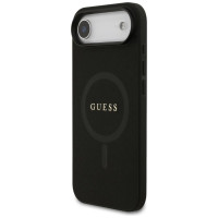 Guess Saffiano Classic Logo MagSafe case for iPhone Air - black