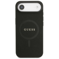 Guess Saffiano Classic Logo MagSafe case for iPhone Air - black