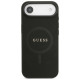 Guess Saffiano Classic Logo MagSafe case for iPhone Air - black