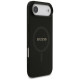 Guess Saffiano Classic Logo MagSafe case for iPhone Air - black