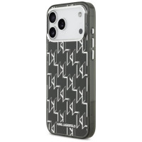 Karl Lagerfeld IML KL Monogram MagSafe Case for iPhone 17 Pro Max - Black