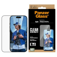 Panzerglass Ultra-Wide Fit EasyAligner Tempered Glass for iPhone 17 / 16 Pro