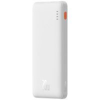 Baseus Airpow 20W 10000mAh Power Bank with Baseus Simple Series USB-A - USB-C 30 cm Cable - White