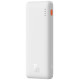 Baseus Airpow 20W 10000mAh Power Bank with Baseus Simple Series USB-A - USB-C 30 cm Cable - White