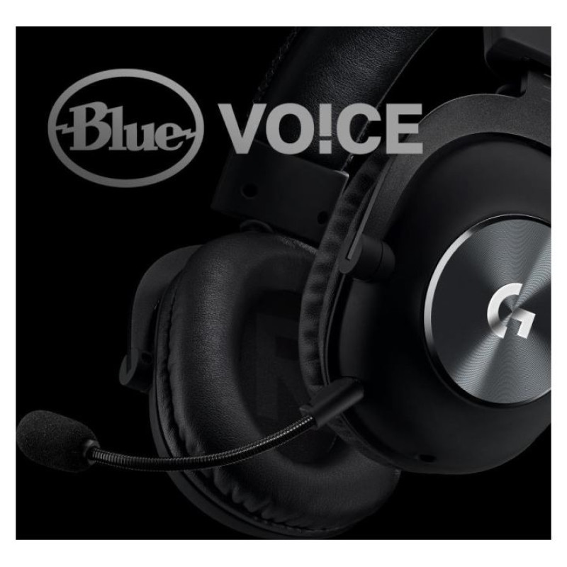 Logitech G PRO X Wired Gaming Headset - Blue Mic - BLACK - USB DAC
