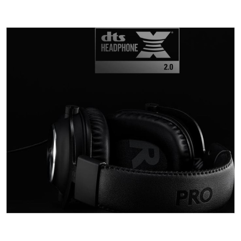 Logitech G PRO X Wired Gaming Headset - Blue Mic - BLACK - USB DAC